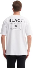 Resim Erkek Relax Fit Bisiklet Yaka Pamuklu Tişört 4095 