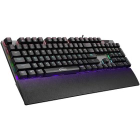 Resim Everest KB-MK7 Blue Switch USB Bilek Destekli Mekanik Q Oyuncu Klavye 