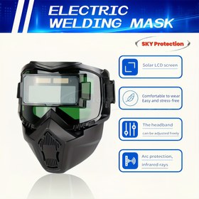 Resim 6'lı Otomatik Işık Değiştiren Kaynak Gözlüğü Seti - PP Malzeme, Darbeye Dayanıklı & Havalandırmalı, Ayarlanabilir Saplar, Pil Gerektirmez, Gaz, Plazma ve Mig Kaynak için İdeal, Şık Gözlük Tasarımı, Dayanıklı Gözlük Malzemesi 