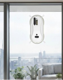 Resim 2800 Pa Güçlü Emişli Akıllı Cam Temizleyici Robot 