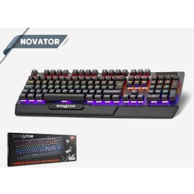 Resim HepsiPhone Uyumlu Novator G505/10 Klavye Blue Swıtch Oyun Mekanik Rgb 