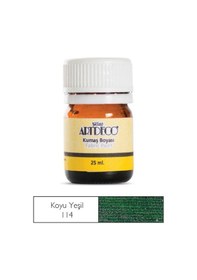 Resim Artdeco 25 Ml Koyu Yeşil Kumaş Boyası 14 