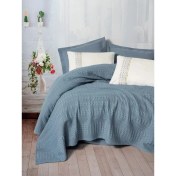Resim Cotton Box Aura Çift Kişilik Pike Takımı Pebble Indigo 