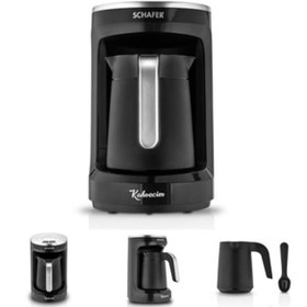 Resim Schafer Kahvecim Otomatik Türk Kahve Makinesi Siyah 