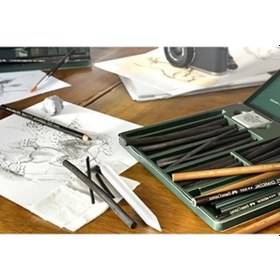 Resim 12 Mm Kalınlığında Monochrome Grafit Tebeşir 124-Pembe 