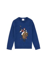 Resim U.S. Polo Assn. U.s. Polo Assn. Erkek Çocuk İndigo Kazak /triko 50317149-vr028 