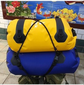 Resim Tongxida Açık Hava Yh Tam Su Geçirmez Bisiklet Sürüş Çantası, Motosiklet Seyahat Kuyruk Çantası, Siyah B Renkli Renkli 