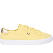 Resim Tommy Hilfiger VULC CANVAS LACE UP SNEAK Sarı Kadın Sneaker 