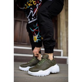 Resim Knack Up Yüksek Taban Günlük Ayakkabı N75 Haki 