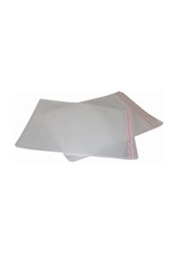 Resim 7x25+5 Cm. 7x30 500 Adet Şeffaf Bantlı Yapışkanlı Opp Poşet 