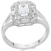 Resim Altın Baget Taşlı Yüzük T058589 