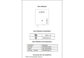 Resim Rcon Rc 305S Kablosuz 7/24 Haftalık Programlı Oda Termostatı 
