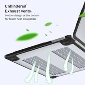 Resim Macbook Uyumlu Air 15 İnç M2 A2941 Kılıf 2023 Hava 13.6 A2681 13 İnç M1 Çip Dizüstü Transparent-gray 2021 Pro 14 A2442 M1 Kılıf 