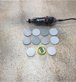 Resim BGA Dremel geleneksel gravür makinesi cırt zımpara seti 32 parça 