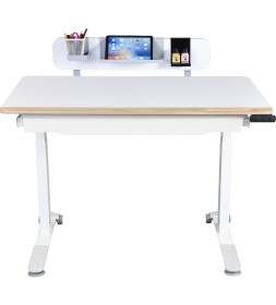 Resim Creo Mobili Omni Standart Elektrikli Çalışma Masası, Eğim ve Yükseklik Ayarlı Ofis Masası, Modern Oyuncu ve Bilgisayar Masası 