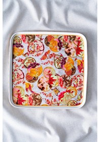 Resim Acar Dream Kare Sunum Tabağı - 29 Cm Renkli 
