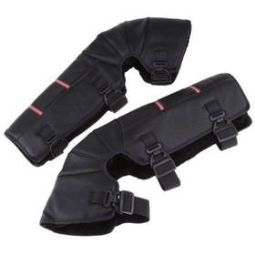 Resim Dinosaurs Evrensel Motosiklet Kış Isıtıcı Koruyucu Motocross Diz Pedleri Sıcak Tutun Yeşil 