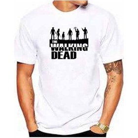 Resim Hediye Panayırı The Walkıng Dead Baskılı Erkek Tişört Model 2 Beyaz 