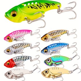 Resim 9 ADET Metal Titreşim Pullu 3g / 7g / 10g / 15g / 20g Uzun Döküm Balıkçılık Cazibesi, Yapay Bas Yemi Batan Spinner Kaşık Swimbait 