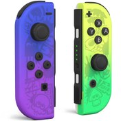 Resim YUES Switch Joy-con Controller Splatoon Switch Uyumlu Joycon ( Switch / Switch Oled Uyumlu ) 