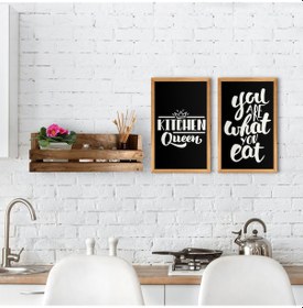 Resim Bk Home Dekoratif Doğal Ahşap Raf Ve 2’Li Mutfak Konseptli Ahşap (551038294) 