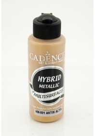Resim Cadence Hibrit Multisurface 120 ML H801 Metalik Antik Altın 