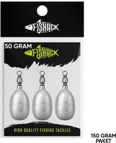 Resim Fishack Fırdöndülü Kurşun 50gr 150gr 