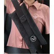 Resim Gögüs Emniyet Kemeri Yastığı Hamile Kemer Yumuşatıcı Ameliyat Sonrası Kemer Konfor Pedi Siyah 