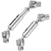 Resim Besthome1 Wpl 58-72mm Metal Şaft Seti - 2 Adet Siyah, Araç İçin 