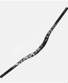 Resim Alüminyum 31.8 780 mm Riser Mtb Gidon Bisiklet Gidonu Siyah Beyaz Siyah 
