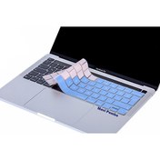 Resim Mavi Pembe Macbook Pro Klavye Kılıfı Türkçe Q Baskı A1706 A1989 A2159 A1707 A1990 Ile Uyumlu R.powder McStorey