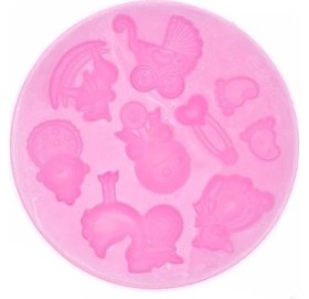 Resim Pastry Planet Bebek Figürlü Şeker Hamuru Silikon Kalıbı 