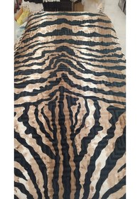 Resim Aksu Safari Çift Kişilik Battaniye 200x240 -leopar Kahve Siyah Kahve 