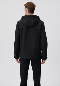 Resim Mavi - Kapüşonlu Siyah Ceket 0110264-900 Siyah 