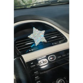 Resim Tasarım Arabam Yaldızlı Yıldız Klima Süsü 