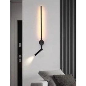 Resim Mikro Aydınlatma Samsung Ledli Dekoratif Duvar Aplik Otel Salon Yatak Odası Tekli Siyahkasa Günışığı 