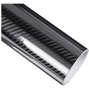 Resim Yifomall 5d Karbon Fiber Araç Kaplama Filmi - Siyah Vinil Koruma Ve Dekorasyon 200x50cm 