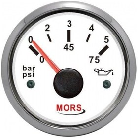 Resim Mors Yağ Göstergesi 5 Bar 12-24V Beyaz 