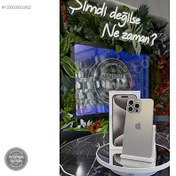 Resim Apple iPhone 15 Pro Max İkinci El YD | 256 GB | Natürel Titanyum İkinci El Kuzenler İletişim/iPhone 15 Pro Max 256 GB Pil%88 /Y.D+K.KART !!