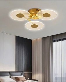 Resim Callista 3'lü Gold Plafonyer Led Avize Gold 