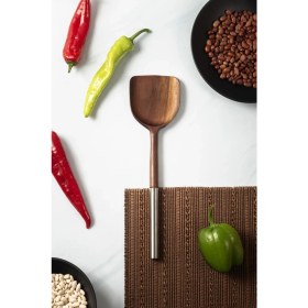 Resim Akasya Servis Spatulası & Sunum Spatulası 