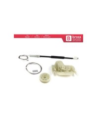 Resim BMW F10 F11 2010-2016 İçin Arka Sol Kapı Cam Kriko Seti 7182121 