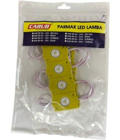 Resim Carub Parmak Lamba Tek Lens 12V Sarı Günışığı 10'Lu BR 040 99 48 