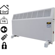 Resim Heatbox HBK1000D Konvektör 1000W Dijital Elektrikli Isıtıcı 