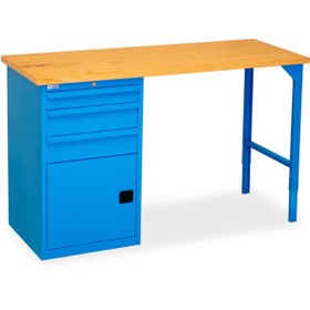 Resim Genel Markalar 3 Çekmeceli Çalışma Tezgahı (1250X650X30 MM) 