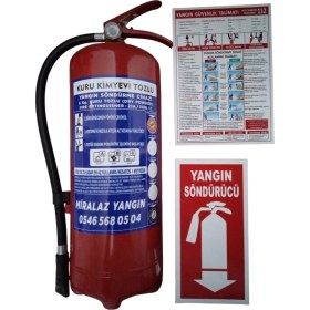 Resim EC Shop Özsel Yangın Söndürme Tüpü 6 kg 