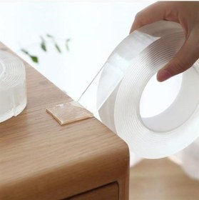Resim Ollevra Nano Çift Taraflı Bant Kuvvetli Silikon Jel Yapıştırıcı 