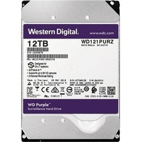 Resim Wd 12 Tb 3.5 Purple Sata3 72000Rpm 256Mb 7/24 Güvenlik Wd121Purp Hdd 