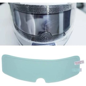 Resim Buğu Önleyici Motosiklet Kaskı Vizörü Su Geçirmez Dayanıklı Çizik Koruma Lens Filmi 