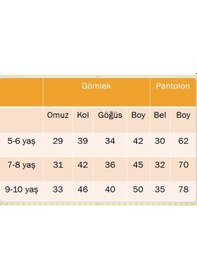 Resim Pina Kids Erkek Çocuk Papyonlu Askılı İkili Takım Mavi - Kahverengi 